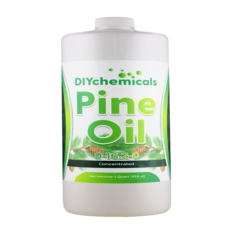 Diychemicals Organic Pine Oil - Highly Concentrated Essential Oil Extract, Multipurpose Use for Aromatherapy, Plants, Bath Oils, Cleaning, Massage Oils, Natural Deodorizer - Pine Oil | 1 Pint (34 Oz)