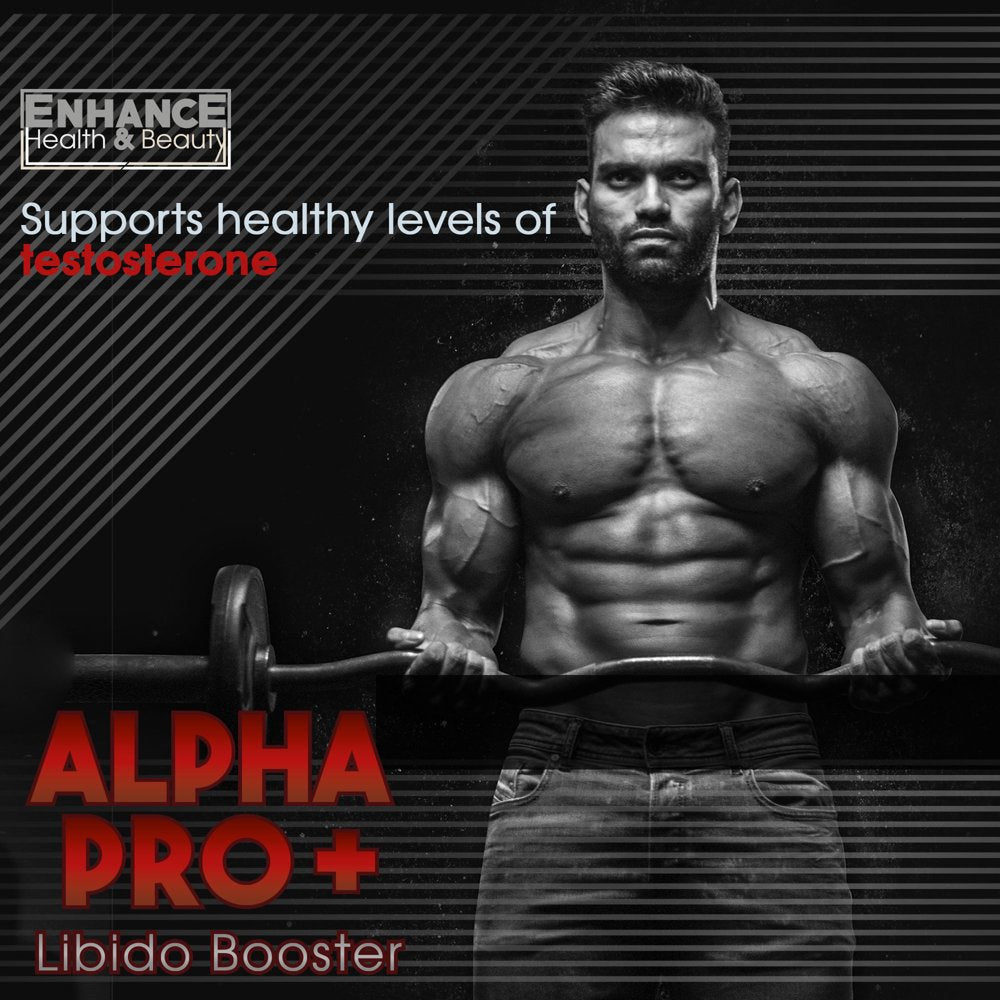 Alpha Pro+ Libido Booster & Energy Support - Libido Booster for Men - Alpha Pro Pills Are Specially Formulated to Support Male Energy and Support Increased Libido Max Results