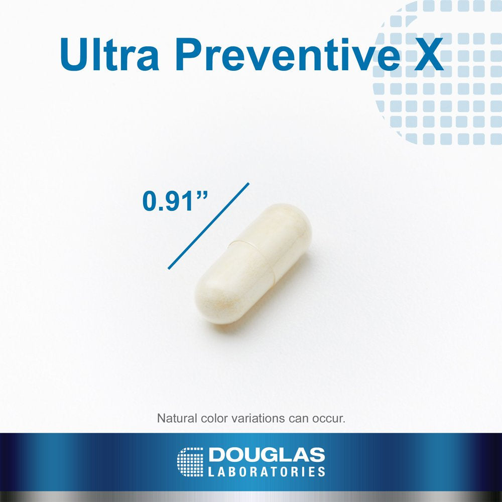 Douglas Laboratories - Ultra Preventive X Capsules - Signature Multivitamin and Mineral Supplement with Fruits and Vegetables for Daily Wellness - 240 Capsules