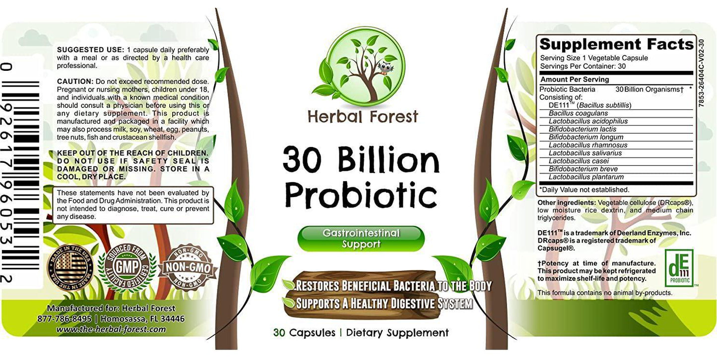 30 Billion Probiotic