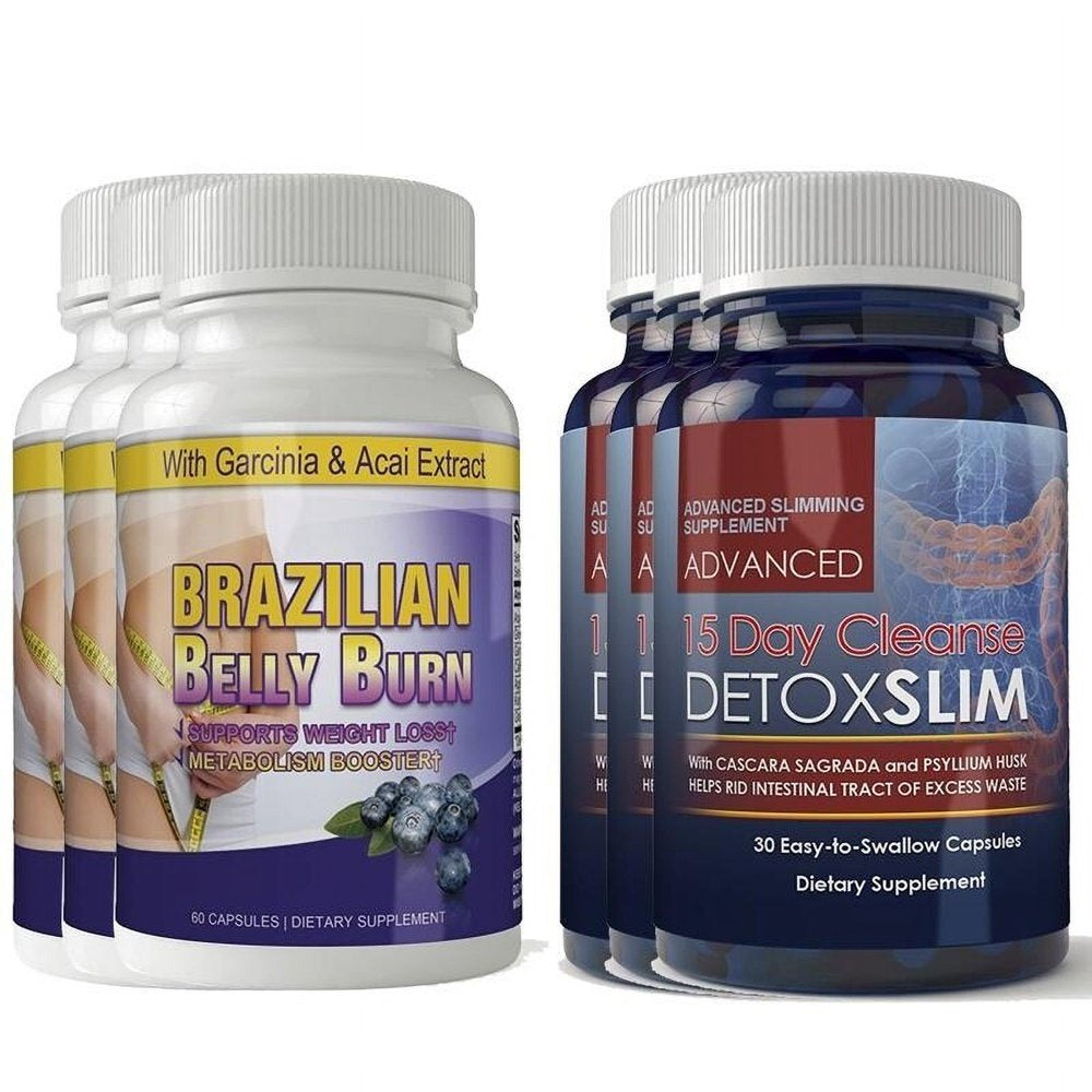 Brazilian Belly Burn and 15-Day Detox Combo Pack