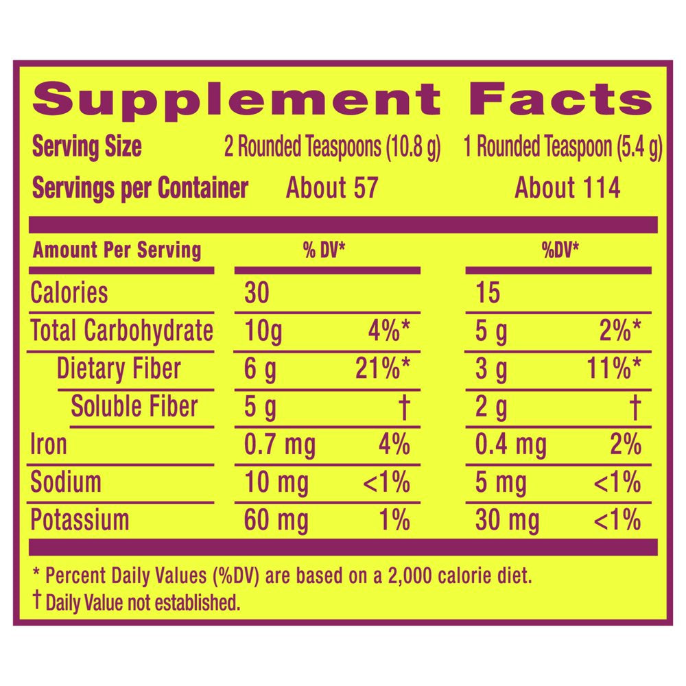 Metamucil, Sugar-Free, 4-In-1 Fiber, No Added Sweetener, 114 Tsps