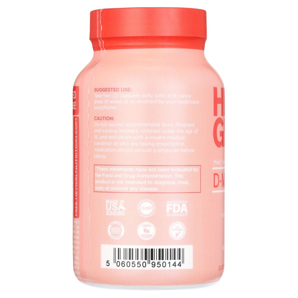 D Mannose Capsules with Cranberry Extract - Fast-Acting UTI Vitamin Supplement Pills - Cleanse & Flush Impurities - D-Mannose 60 Capsules