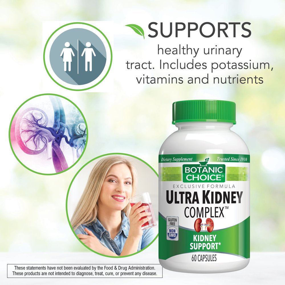 Botanic Choice Ultra Kidney Capsules, 60 Ct – Daily Kidney Supplement