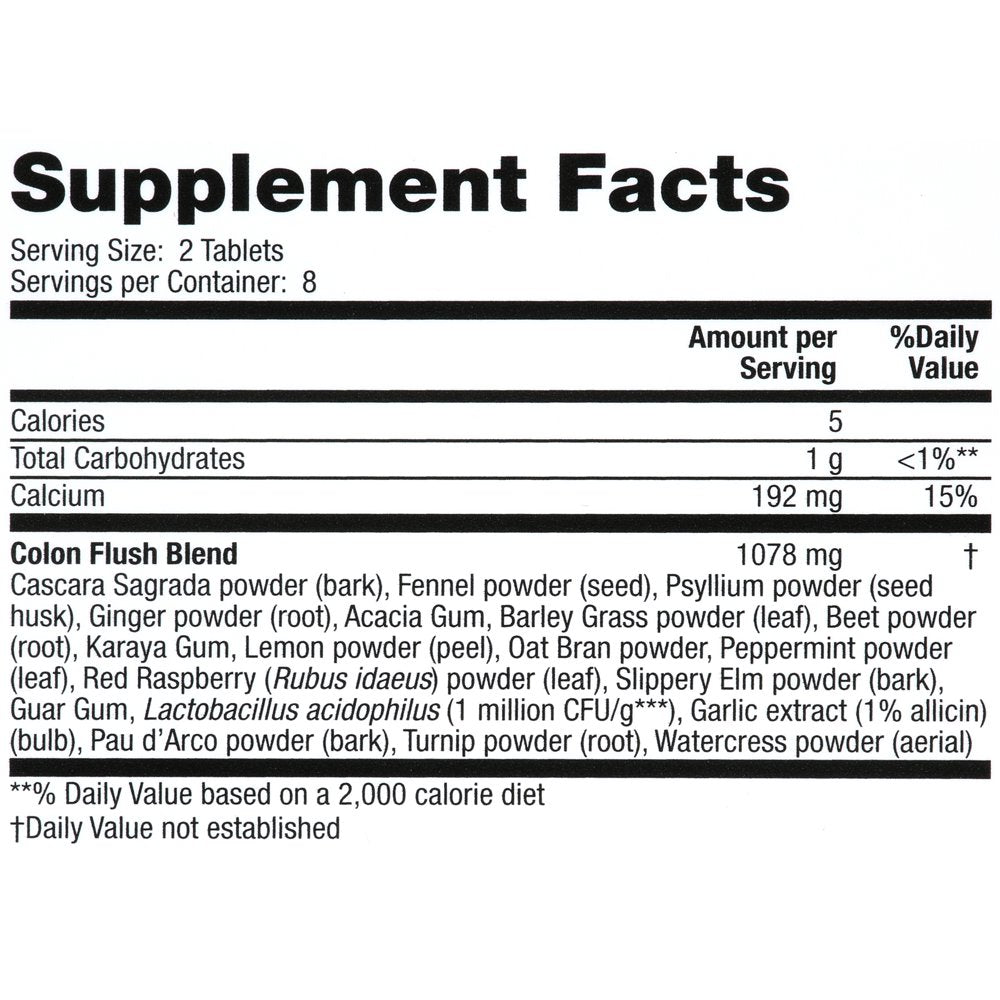 Applied Nutrition Weekend 3 Day Colon Flush Tablets, 16 Ct