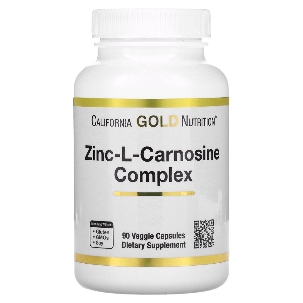 California Gold Nutrition Zinc-L-Carnosine Complex, 90 Veggie Caps