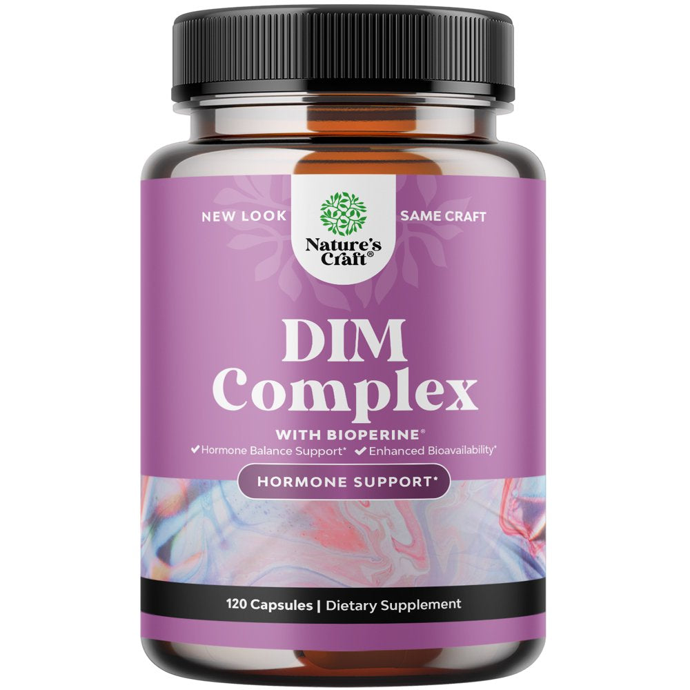 Extra Strength Diindolylmethane Supplement - 300Mg DIM per Serving Hormone Balance for Women and Men - Balancing Estrogen Supplement for Women and Men for Menopause Testosterone and Metabolism Support