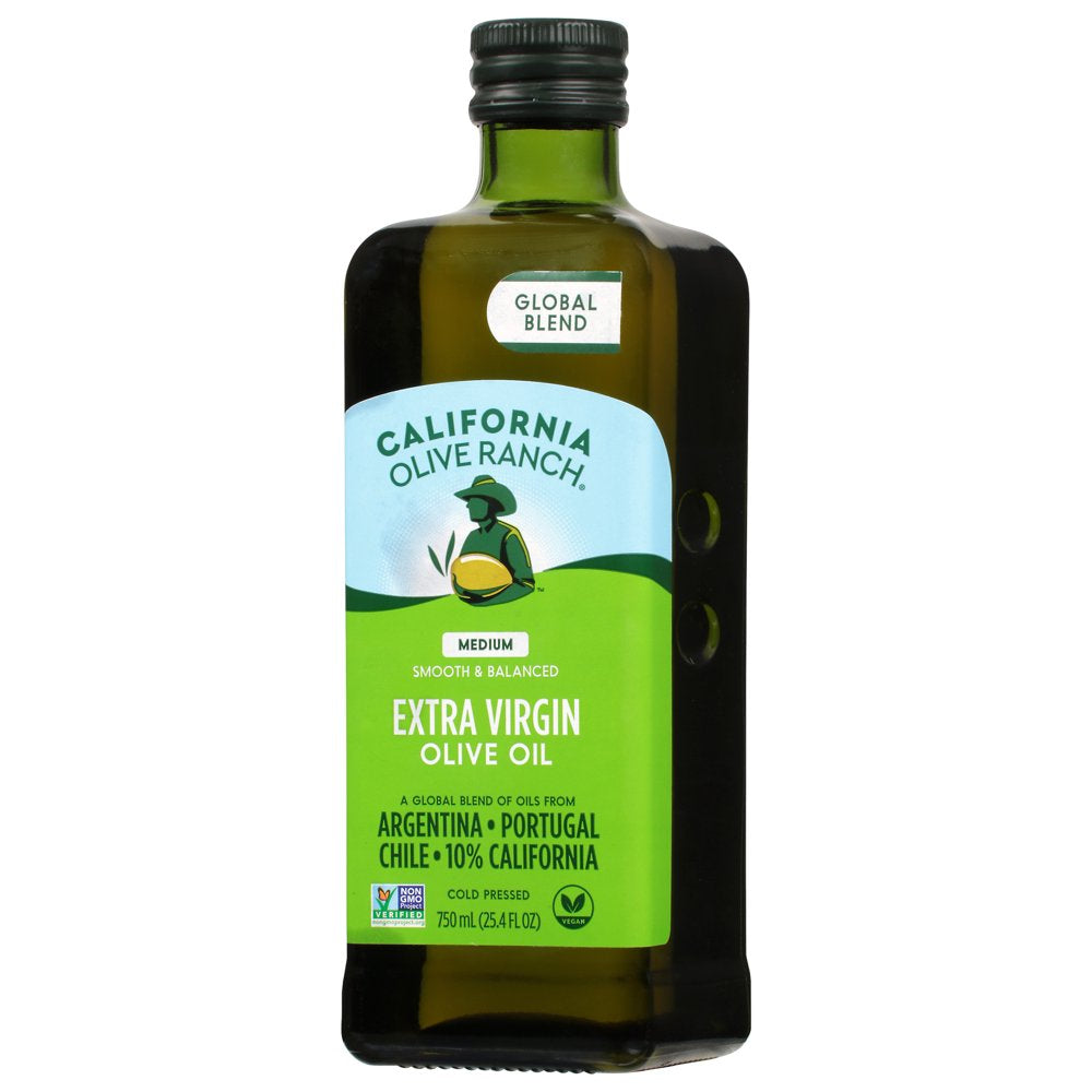 California Olive Ranch Global Blend Extra Virgin Olive Oil, Medium, 25.4 Fl Oz