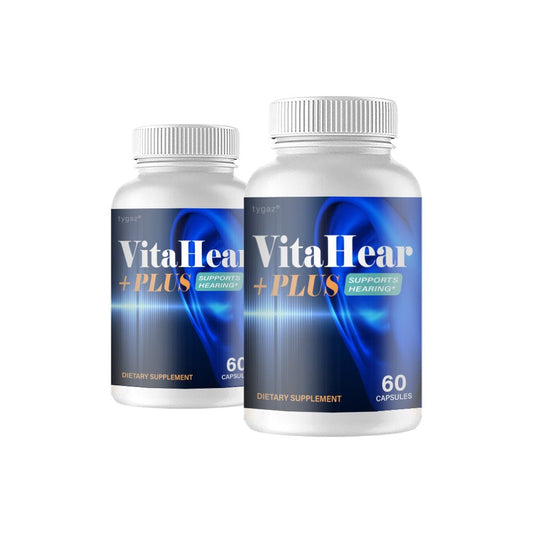 (2 Pack) Vita Hear plus - Vita Hear plus Supports Hearing Capsules - Nutricity.com.au