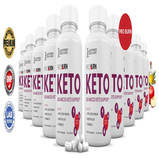 (10 Pack) Pro Burn Keto ACV Pills 1275Mg Alternative to Gummies Dietary Supplement 600 Capsules - Nutricity.com.au