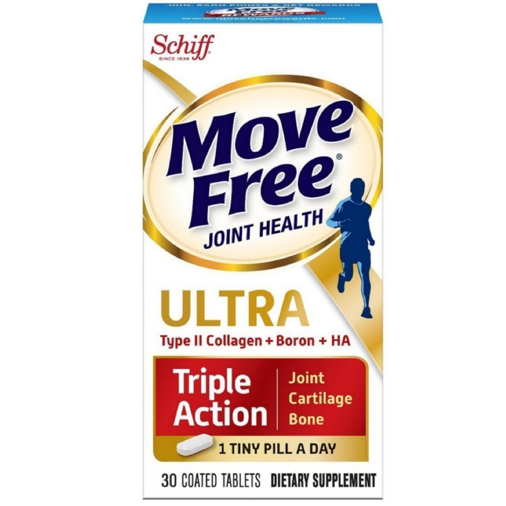 Move Free Ultra Triple Action Joint Supplement, 30 Coated Tablets ( Pack of 2)