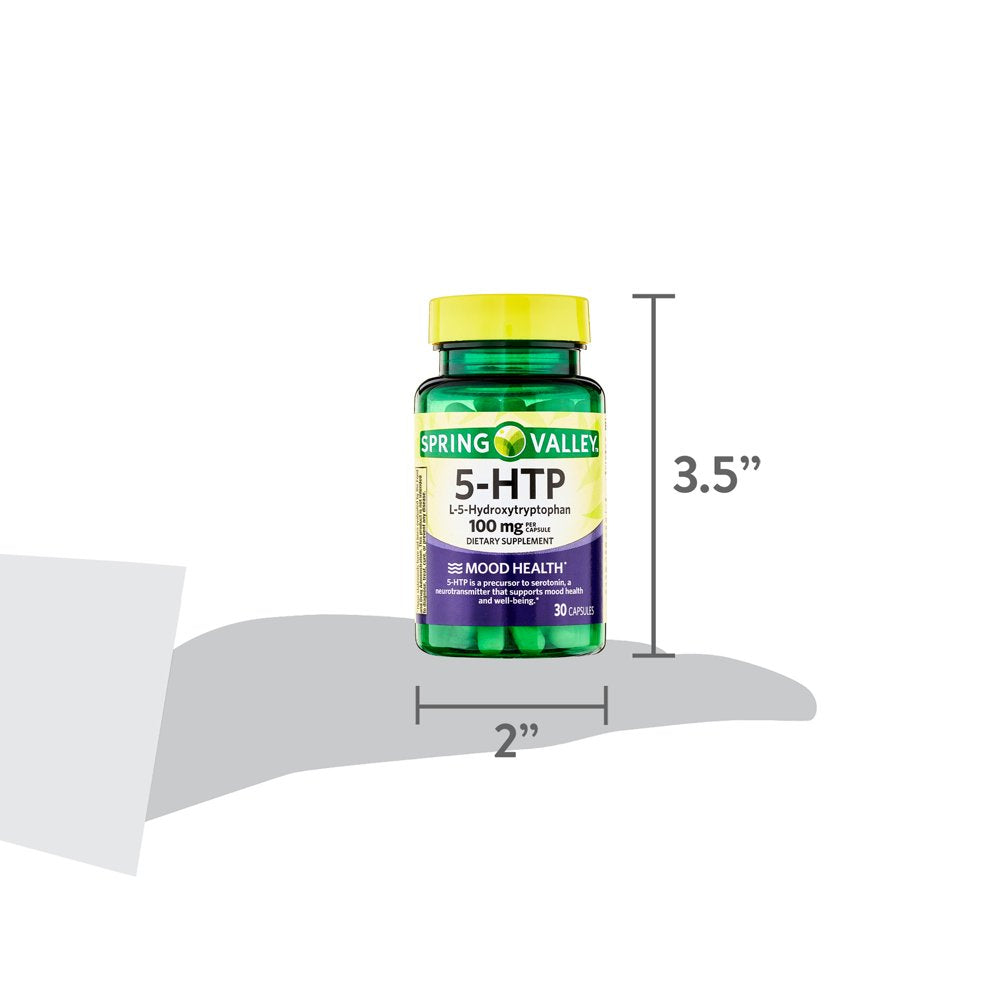 Spring Valley 5-HTP Capsules, 100 Mg, 30 Count