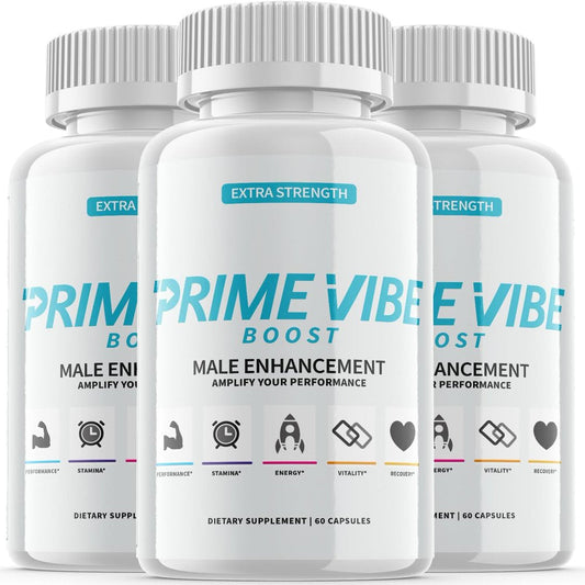 (3 Pack) Prime Vibe Boost - Dietary Supplement - 180 Capsules - Nutricity.com.au