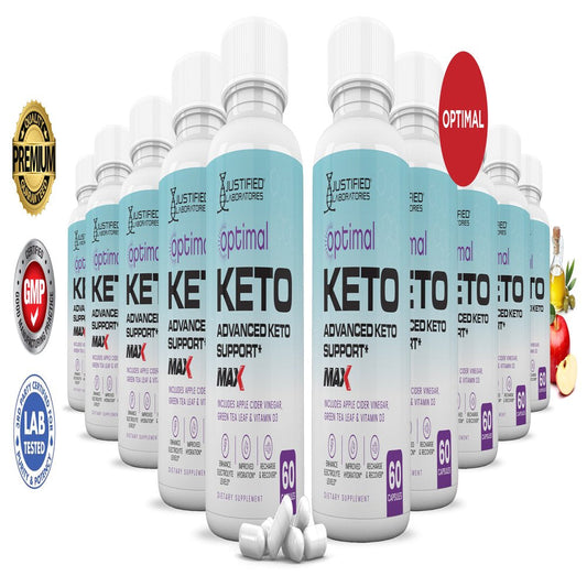 (10 Pack) Optimal Keto ACV MAX Pills 1675Mg Alternative to Gummies Dietary Supplement 600 Capsules - Nutricity.com.au