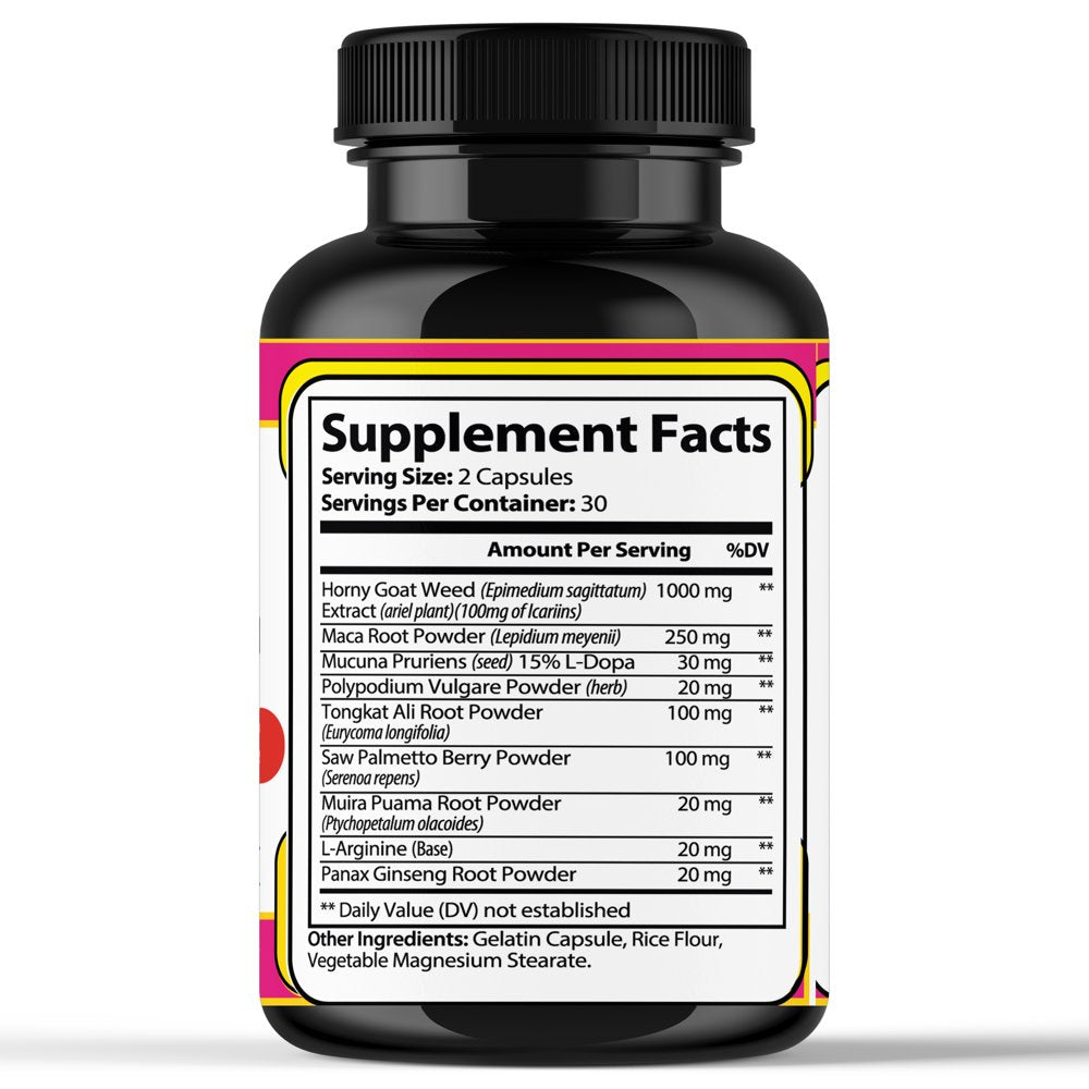 Female Libido Booster Vitamins, Support Energy, 60 Count