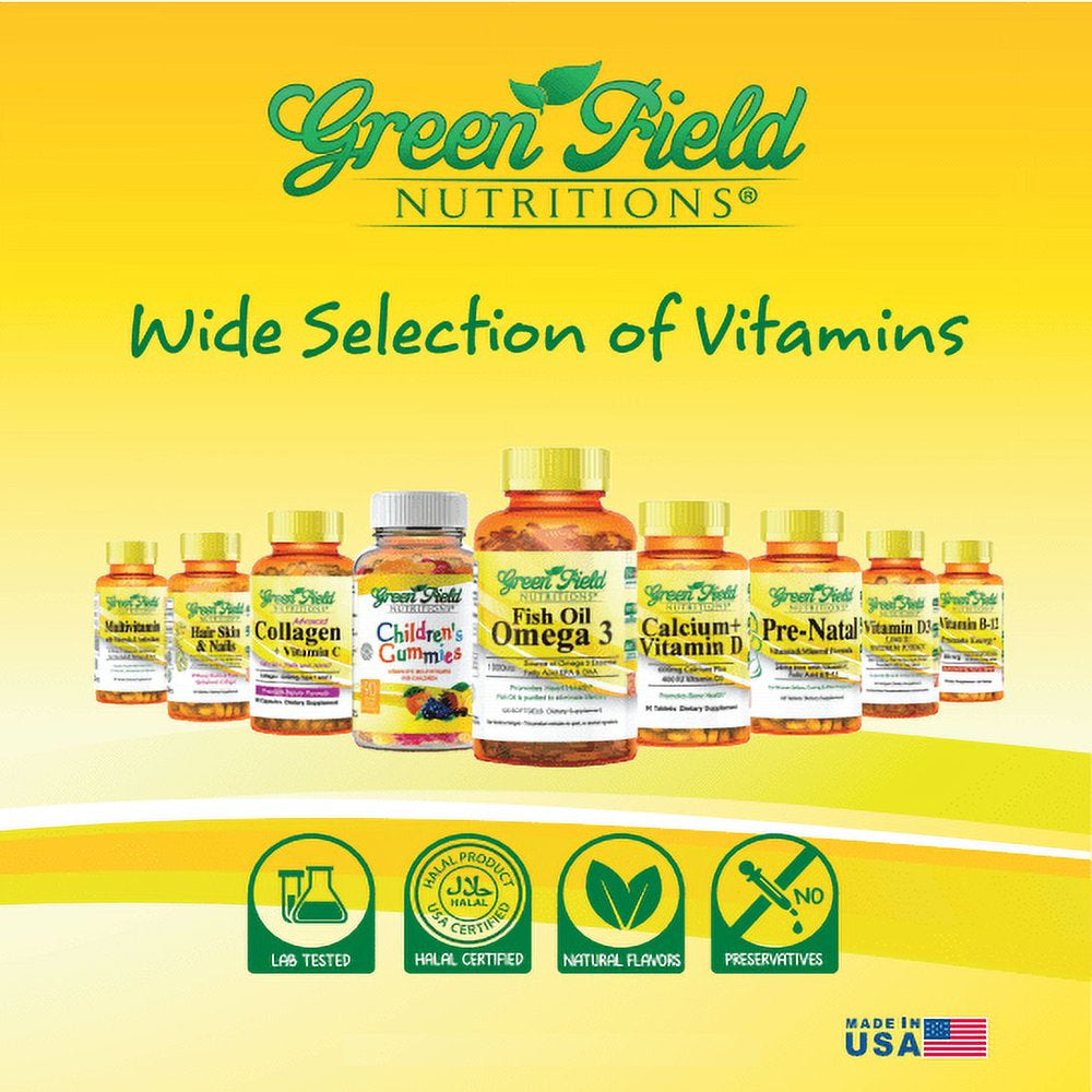 Greenfield Nutritions - Ultra Joint Formula - Halal Glucosamine, Chondroitin, MSM with Turmeric for Joint Support from Greenfield Nutritions