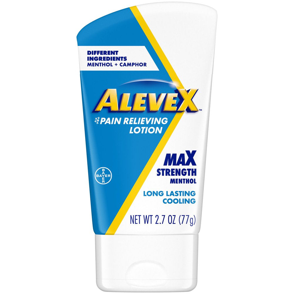 Alevex Pain Relieving Lotion, Pain Reliever, 2.7Oz