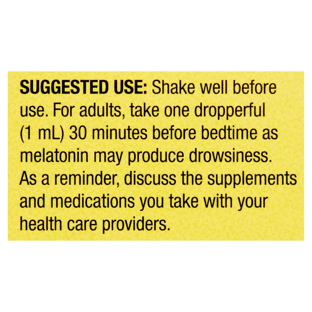 Spring Valley Liquid Melatonin Dietary Supplement, 10 Mg, 2 Fl Oz