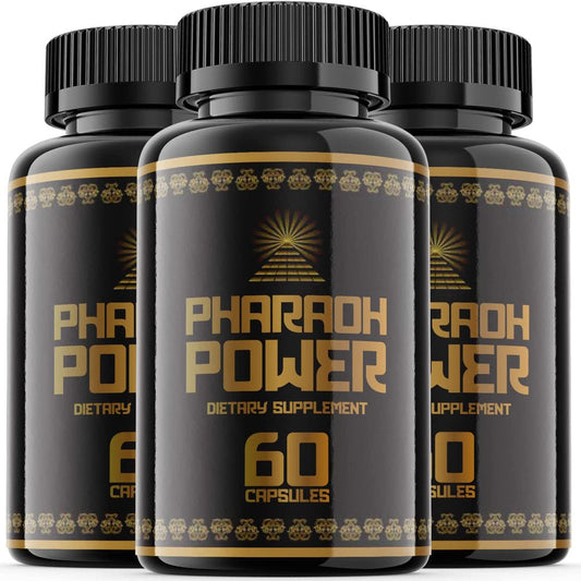 (3 Pack) Pharaoh Power - Dietary Supplement - 180 Capsules - Nutricity.com.au
