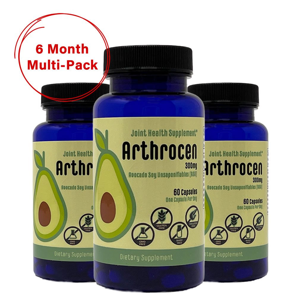 Arthrocen Joint Health Supplement, 300Mg Avocado Soy Unsaponifiable, 60 Day Supply, One Capsule per Day (6 Months)