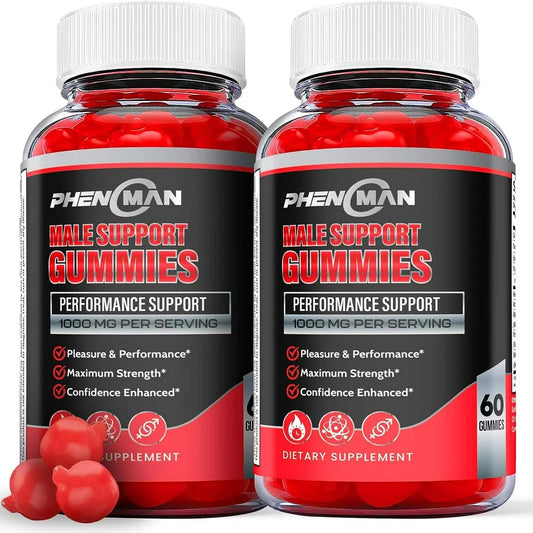 (2 Pack) Phenoman Male Gummies - 120 Gummies - Nutricity.com.au