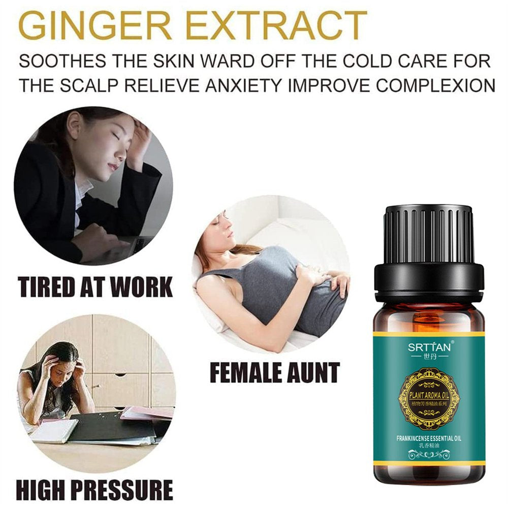 Essential Oil, Detoxification Essential Oil, Abdominal Massage Oil, Adipose Tissue Massage Essential Oil, Health Massage Oil 10Ml