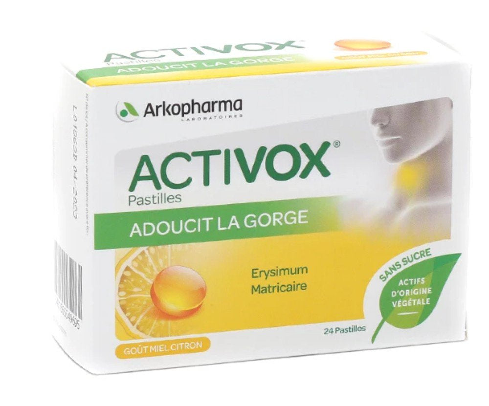 Arkopharma Activox Honey Lemon Aroma 24 Lozenges