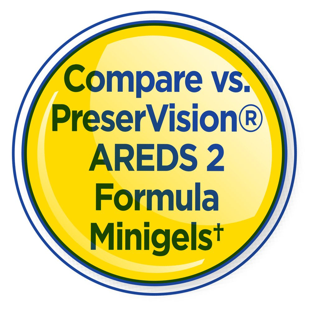 Equate Advanced Eye Health Complex Minigels Dietary Supplement, 90 Count