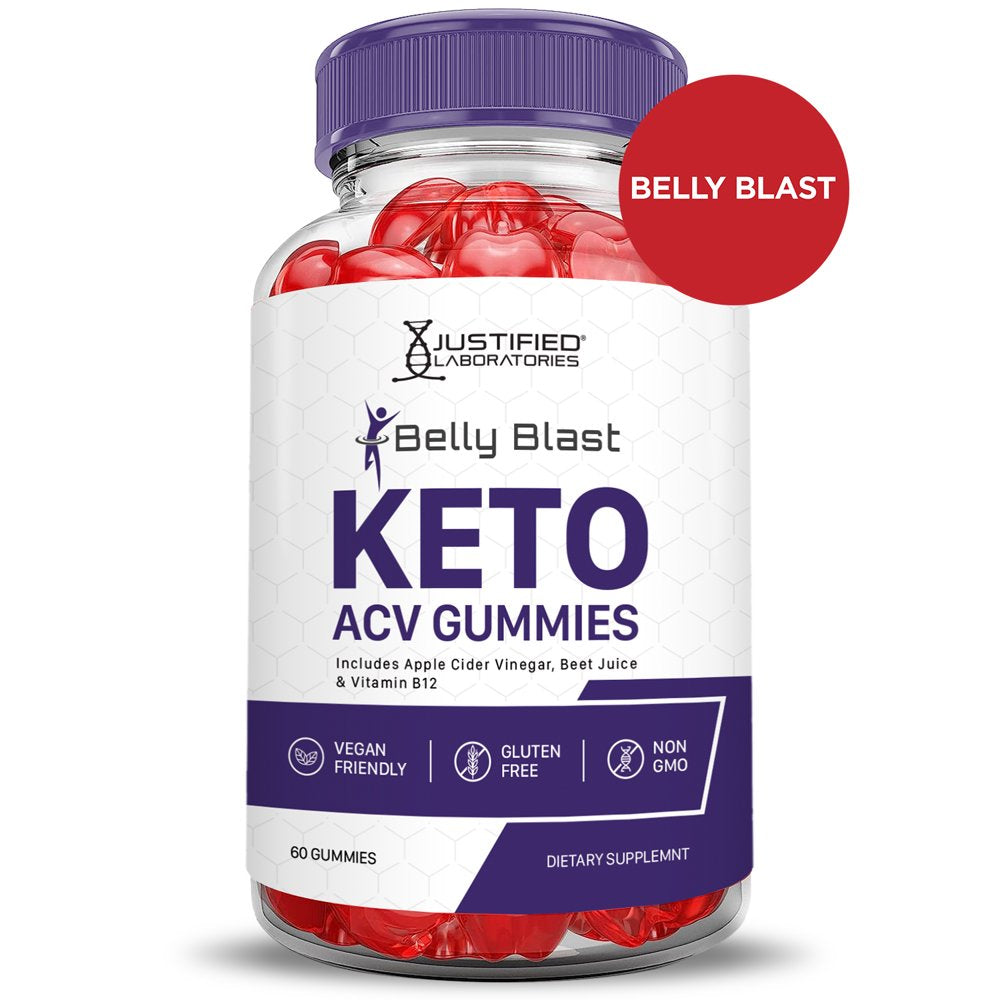 Belly Blast Keto ACV Gummies 1000MG Dietary Supplement 60 Gummys