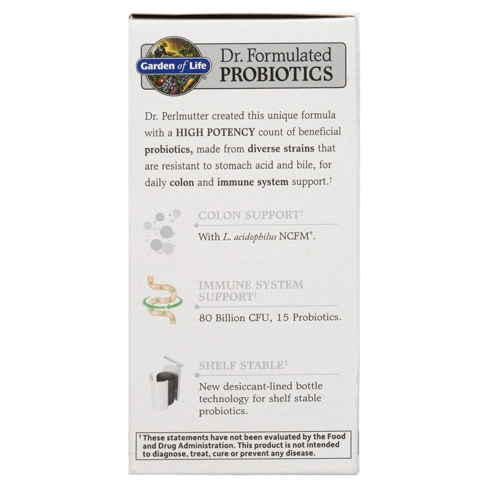 Garden of Life Dr. Formulated Critical Care Probiotics, 80 Billion CFU, 30Ct