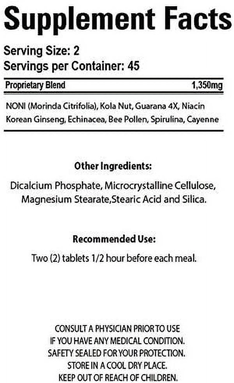 Energizer Male Vitamin - 90 Tablets - Promotes the Power 100% Natural - Male Health - Dietary Supplement