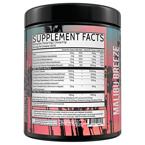 3MB3R Platinum Heat Reserve by Inspired Nutraceuticals | Intense Thermogenic x Extreme Energy x Laser Focus (Malibu Breeze)