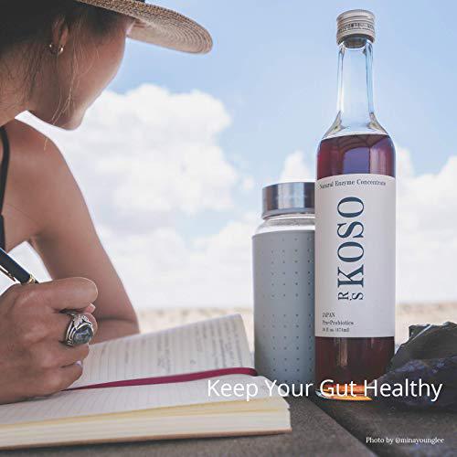 3-Day Cleanse by R's KOSO - Japanese Enzyme Drink rich in Probiotics and Prebiotic, made from 100+ vegetables Fruits - Natural Support for Better Digestion and Gut health + Detox + Cleanse - 16oz