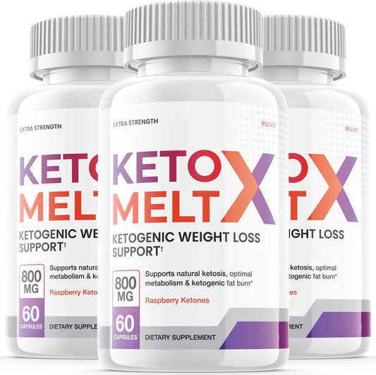 (3 Pack) Keto Melt X Advanced Ketogenic Formula (180 Capsules) - Nutricity.com.au