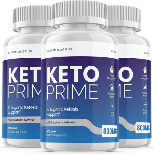 (3 Pack) Keto Prime Pill Advanced Ketogenic Weight Loss Support (180 Capsules) - Nutricity.com.au