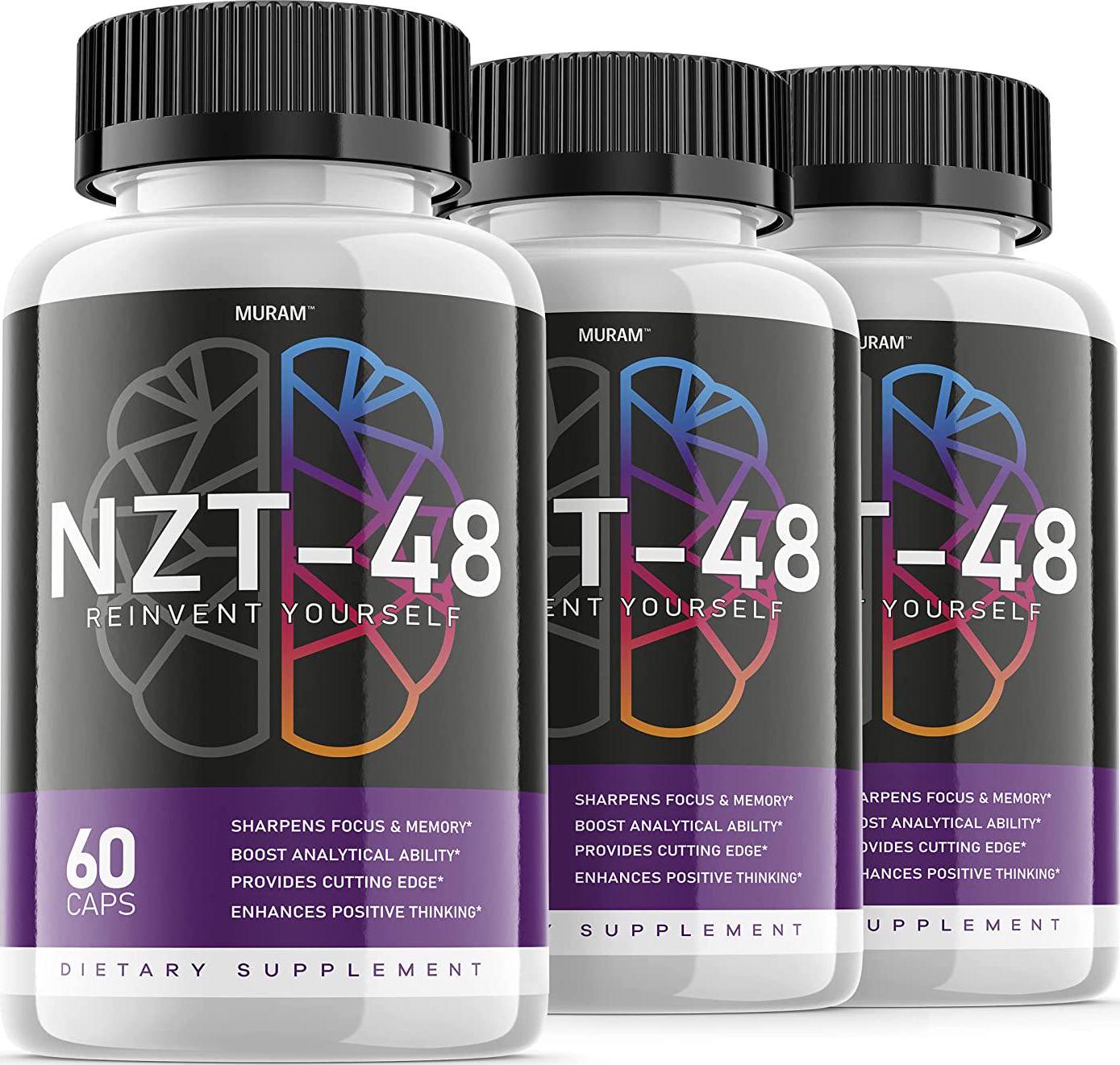 (3 Pack) NZT-48 Limitless Pill, Focus Original Formula, 3 Month Supply - Nutricity.com.au