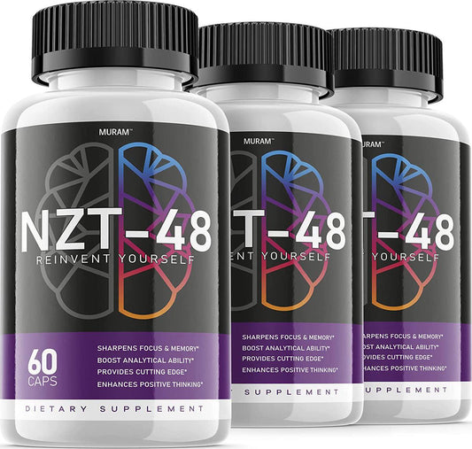 (3 Pack) NZT-48 Limitless Pill, Focus Original Formula, 3 Month Supply - Nutricity.com.au