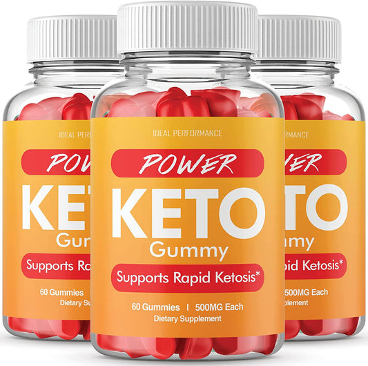 (3 Pack) Power Keto Gummies Shark Loss Tank Weight (180 Gummies) - Nutricity.com.au