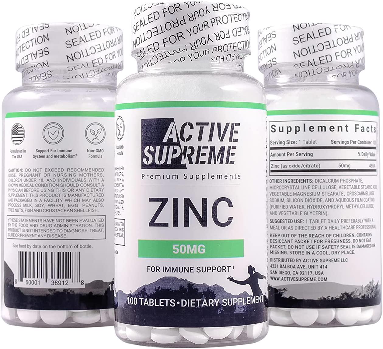 3 Pack Zinc Citrate 50 mg