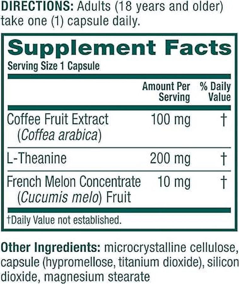 Neuriva De-Stress Brain Health Supplement (30 Count), Brain Support with Clinically Proven Naturally Sourced Ingredients (Decaffeinated Coffee Cherry & Melon Concentrate), 2 Pack