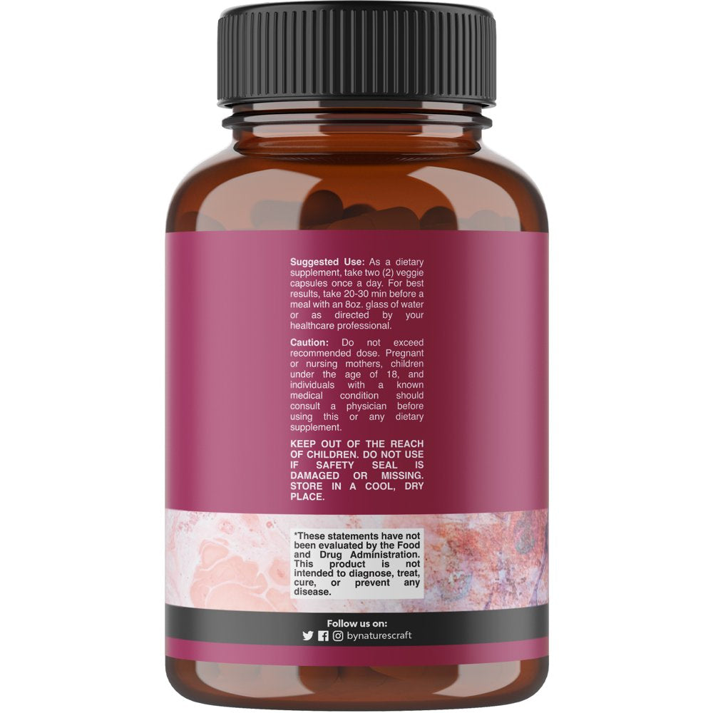 D Mannose with Cranberry Extract Capsules - D Mannose Capsules for Kidney Cleanse and Urinary Tract Health for Women - D-Mannose 1000Mg Capsules per Serving with Hibiscus & Dandelion (1 Month)