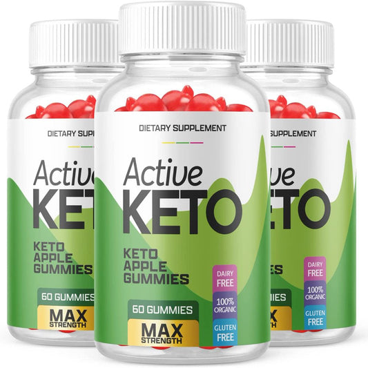 (3 Pack) Active Keto ACV Gummies - Supplement for Weight Loss - Energy & Focus Boosting Dietary Supplements for Weight Management & Metabolism - Fat Burn - 180 Gummies - Nutricity.com.au