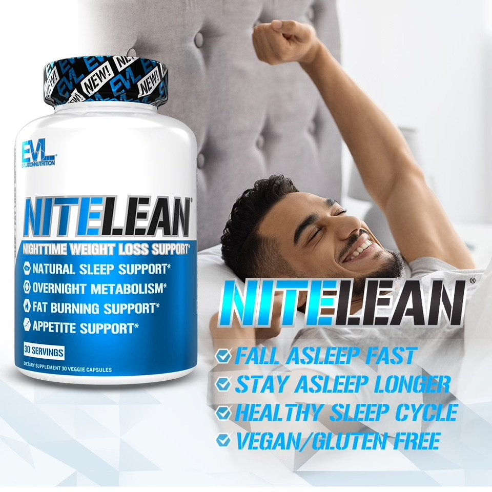 Evlution Nutrition Nite Lean Night Time Fat Burner 30 Capsules
