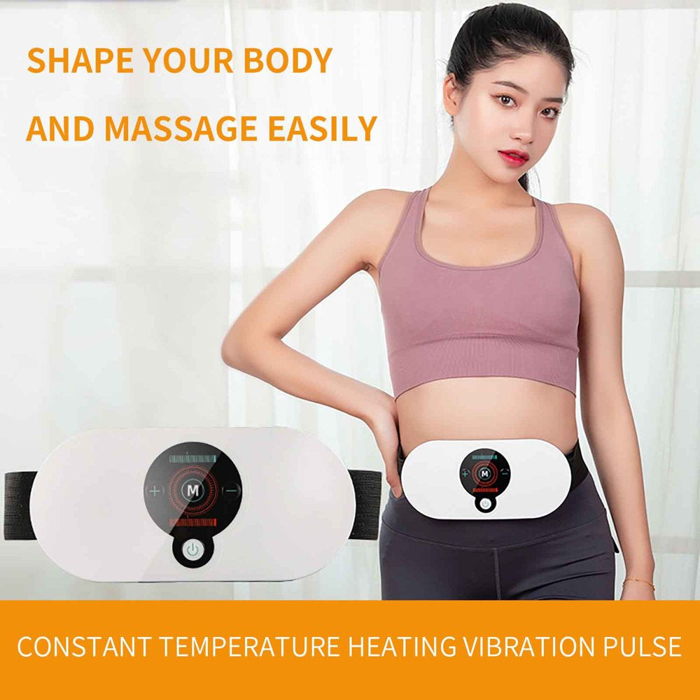 Chamoist Massager,Waist Massager Smart Abdominal Vibration Weight Loss Belt Massager Electrotherapy Thin Waist and Abdominal Massager