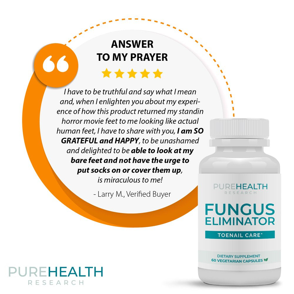 Candida Cleanse Fungus Eliminator, Powerful Oregano Supplement with Caprylic Acid and Oregano Oil Organic by Purehealth Research