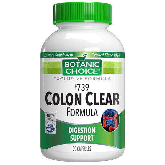 Botanic Choice No. 739 Colon Clear Formula Daily Colon Supplement, 90 Ct