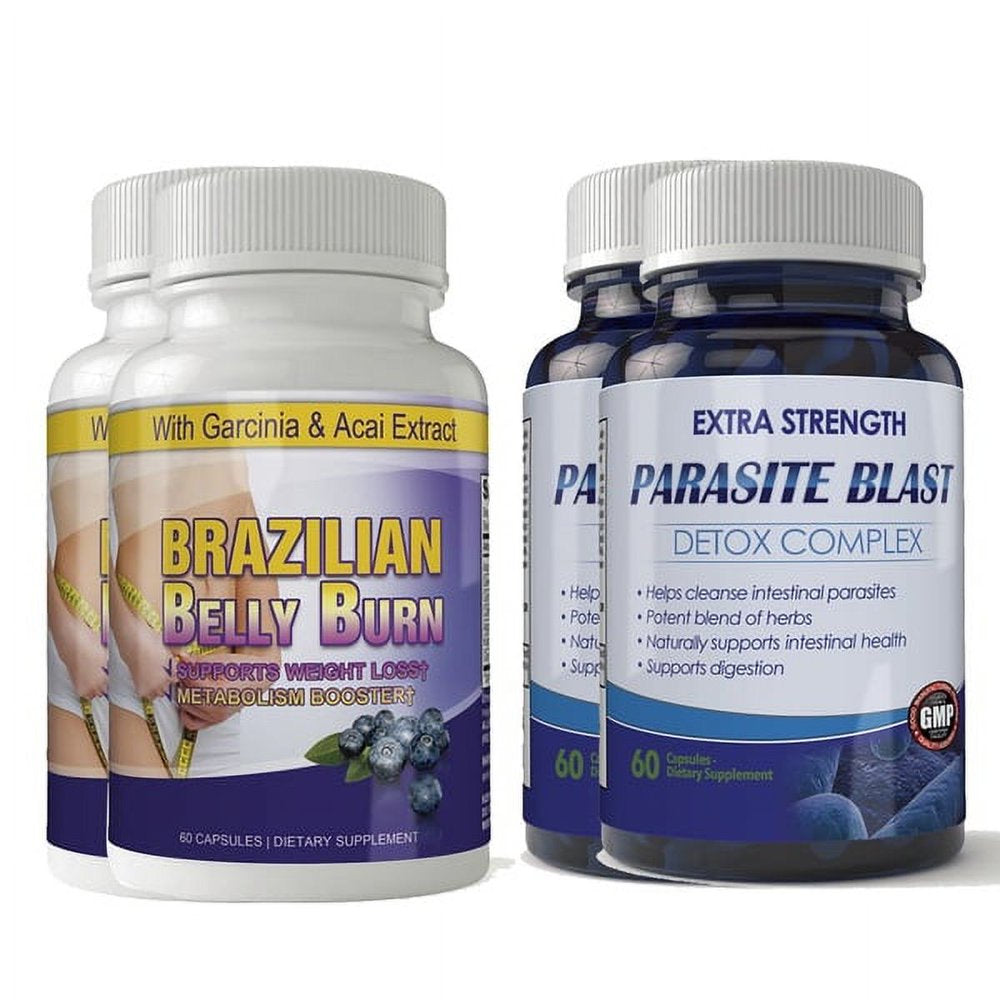 Brazilian Belly Burn and Parasite Blast Combo Pack (2 Sets)