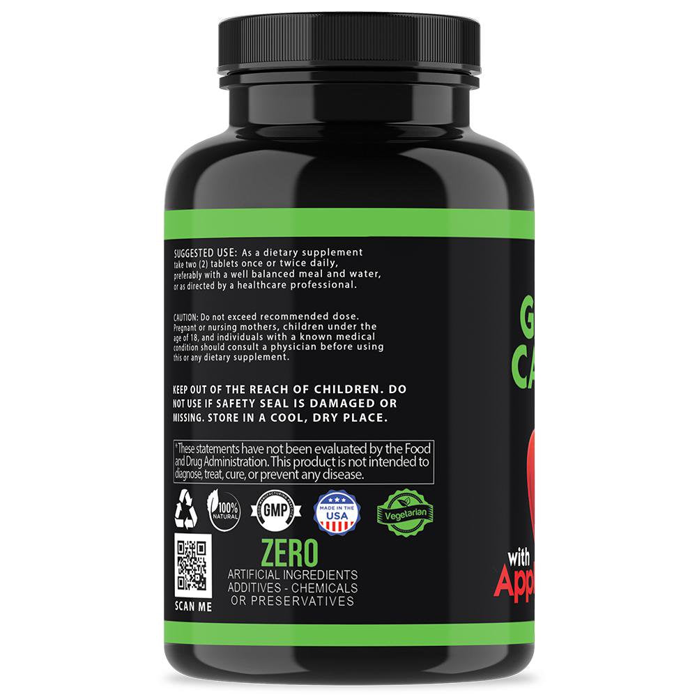 Angry Supplements Garcinia with Apple Cider Vinegar Weight Loss Pills, 60 Ct