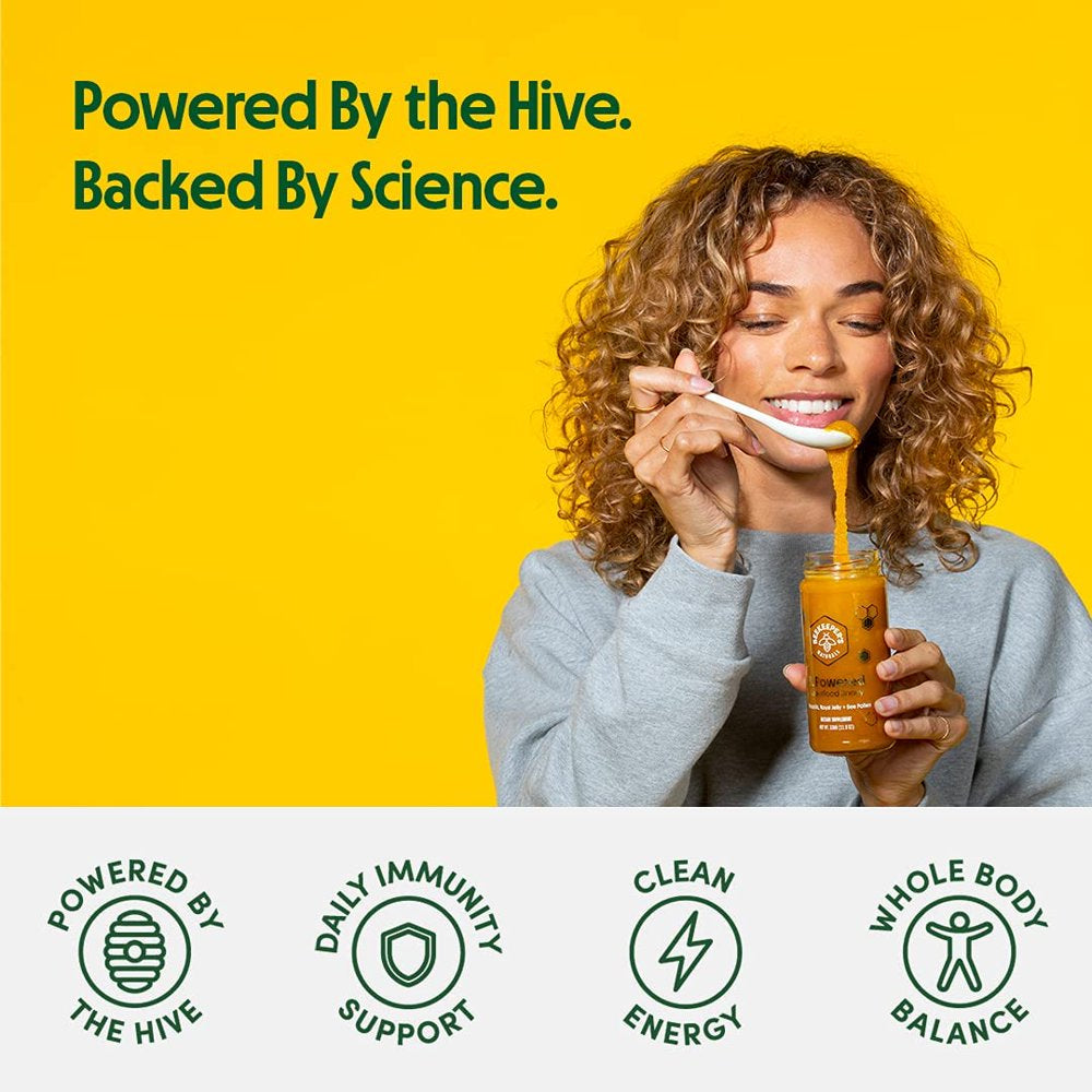 Beekeeper'S Naturals B. Powered Superfood with Honey Propolis, Royal Jelly, & Bee Pollen, 4.4 Oz