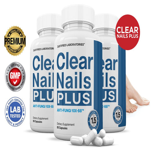 (3 Pack) Clear Nails 1.5 Billion CFU Probiotic Nail Support 180 Capsules - Nutricity.com.au